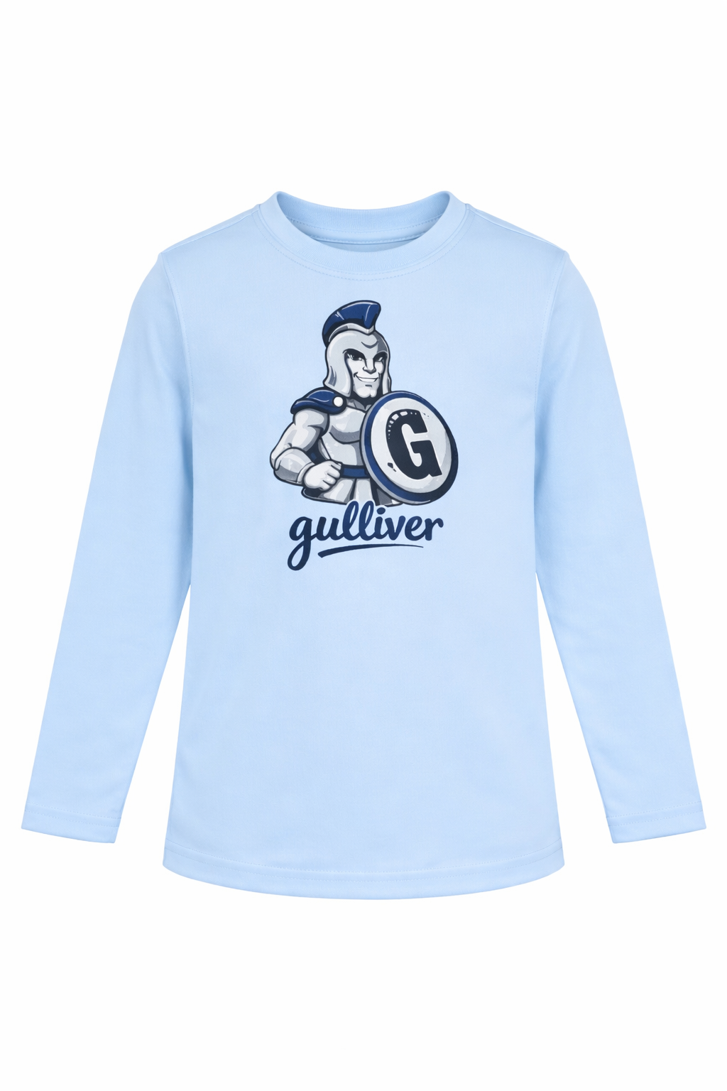 Toddler Gully the Raider Blue Dri-Fit Performance Rash Blend Long Sleeve