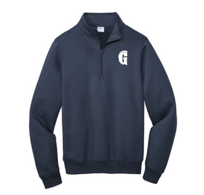 G Quarter-Zip Fleece Sweatshirt, Navy