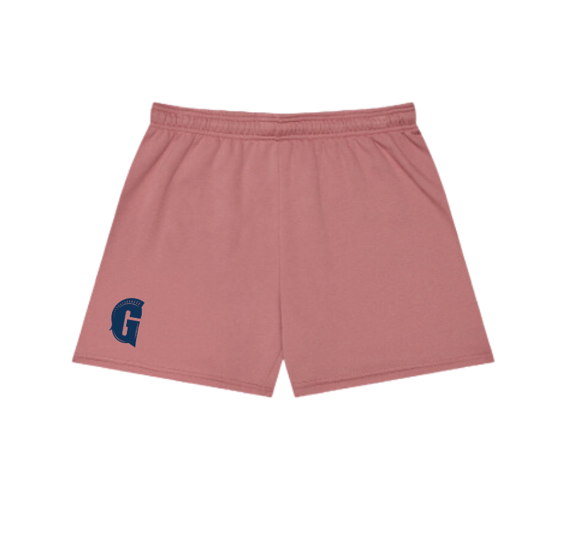 Ladies Cutoff Sweatshort, Mauve