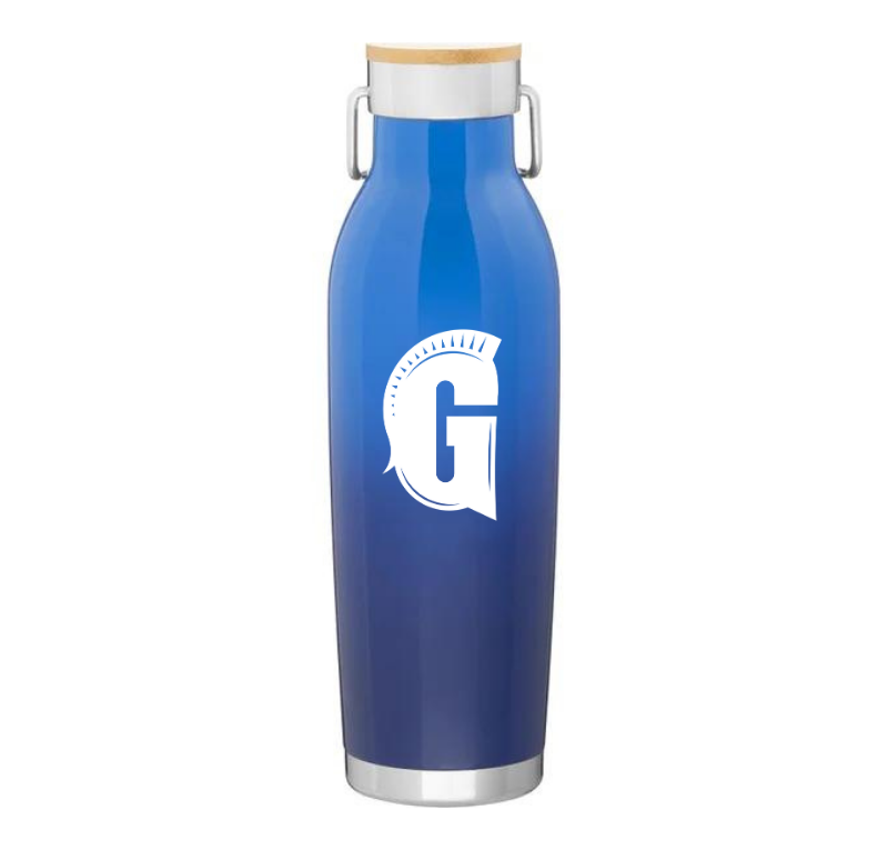 G 20.9 oz. Insulated Water Bottle, Ombre Navy