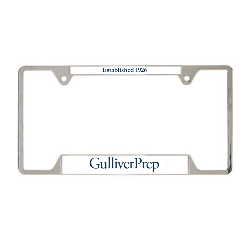 Gulliver Prep License Plate Frame