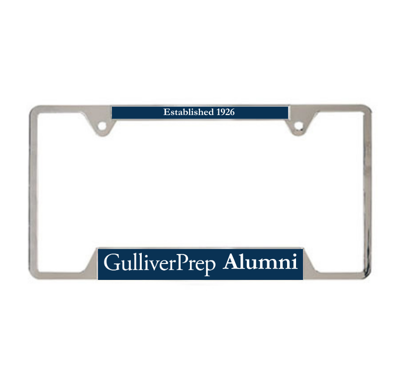 Gulliver Alumni License Plate Frame
