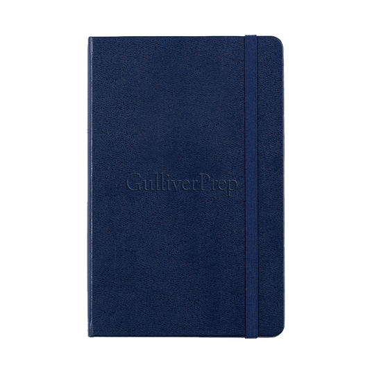 Moleskine Hard Cover Ruled Notebook, Navy