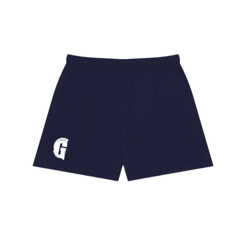 Ladies Cutoff Sweatshort, Navy