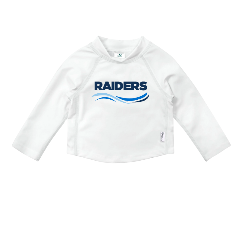 Toddler "Raiders" Rash Guard Swim Shirt