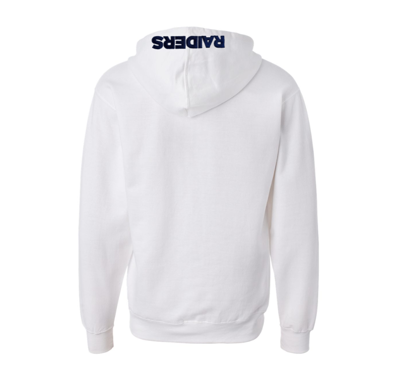 White G RAIDERS Hooded Sweatshirt