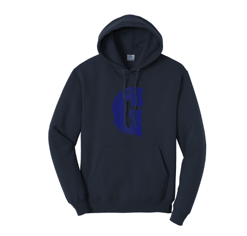 Puff Print "G" Fleece Hoodie, Navy