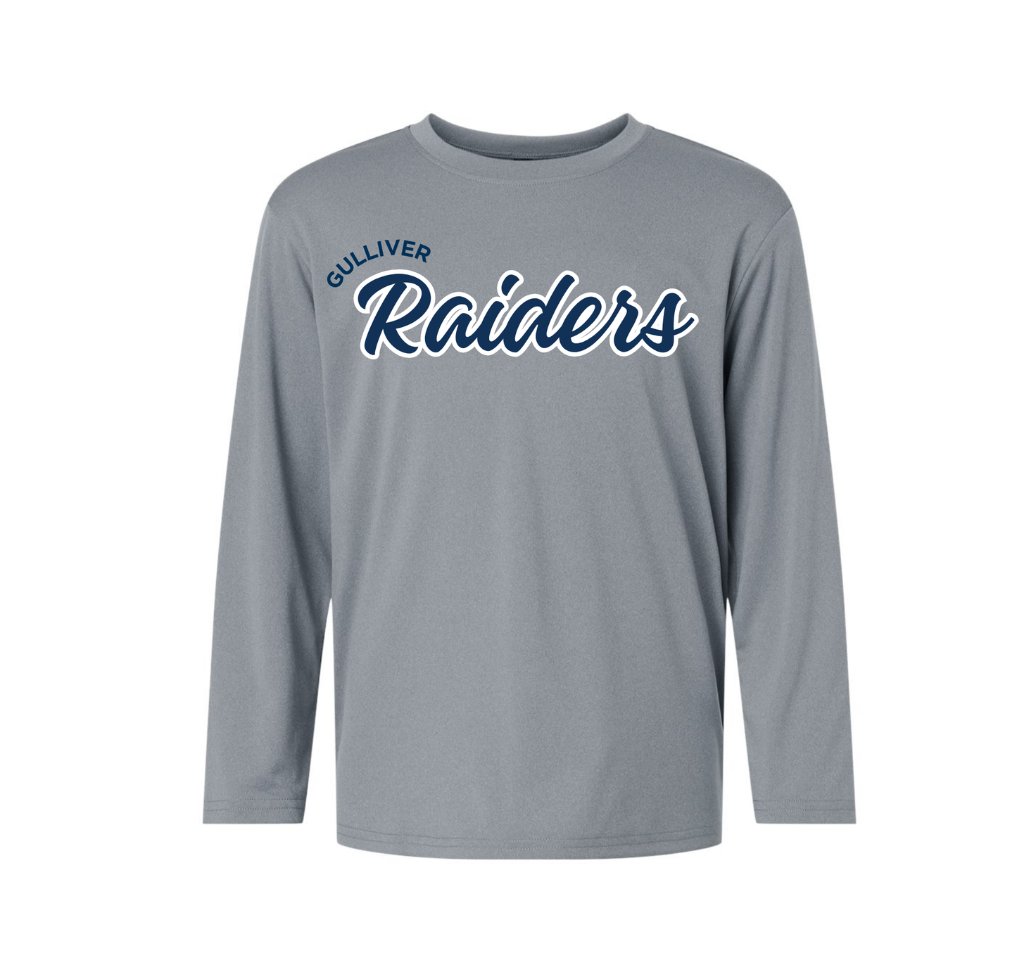 Youth Raiders Performance Long Sleeve T-Shirt, Grey