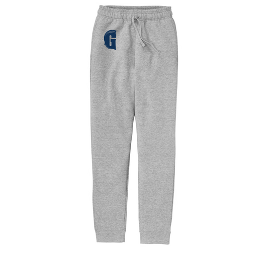 Fleece Jogger Sweatpants, Heathered Grey