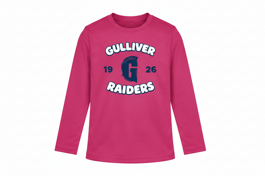 Classic Gulliver Raiders Toddler Pink Dri-Fit Long Sleeve