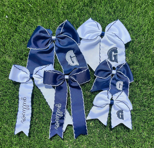 Navy & Nash Large Bow, Navy